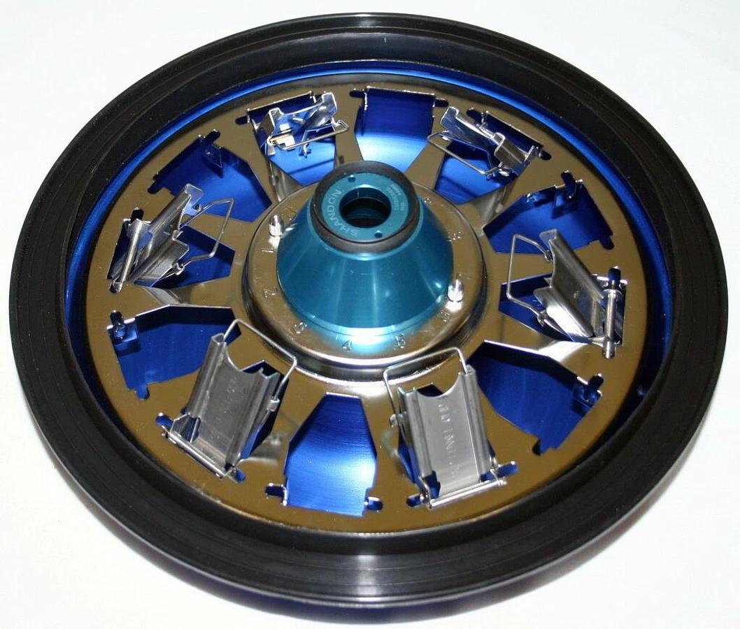 THERMO SCIENTIFIC SHANDON CYTOCENTRIFUGE, MODEL CYTOSPIN 4 WITH ROTOR & 6 CLIPS