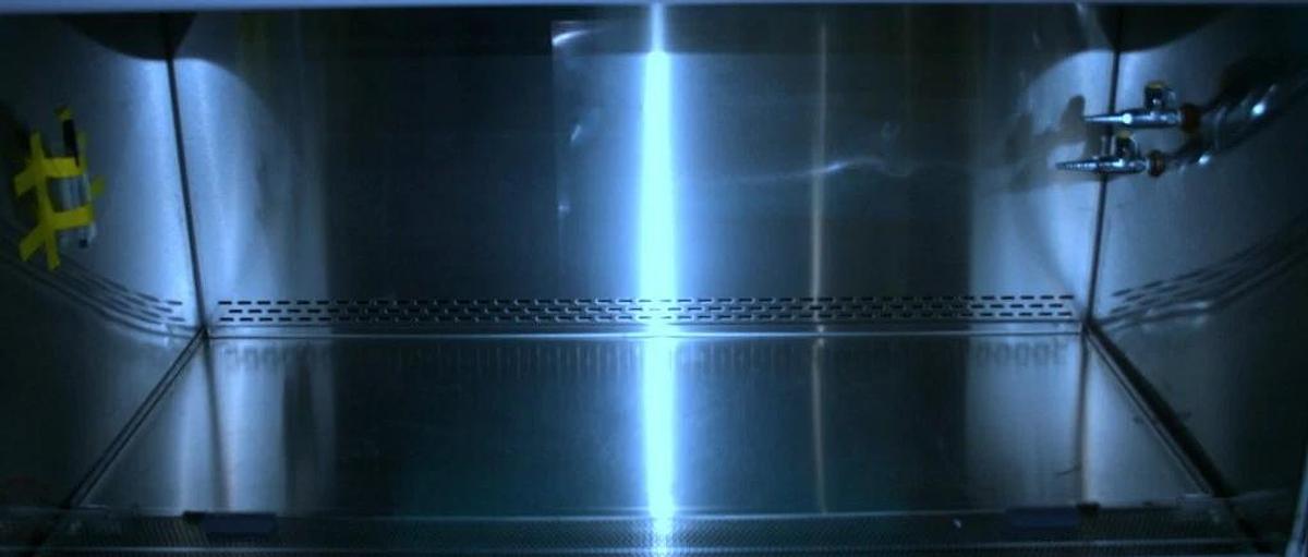 Used NUAIRE LABGUARD ES CLASS II, TYPE B2, 4' BIOLOGICAL SAFETY CABINET NU-430-400