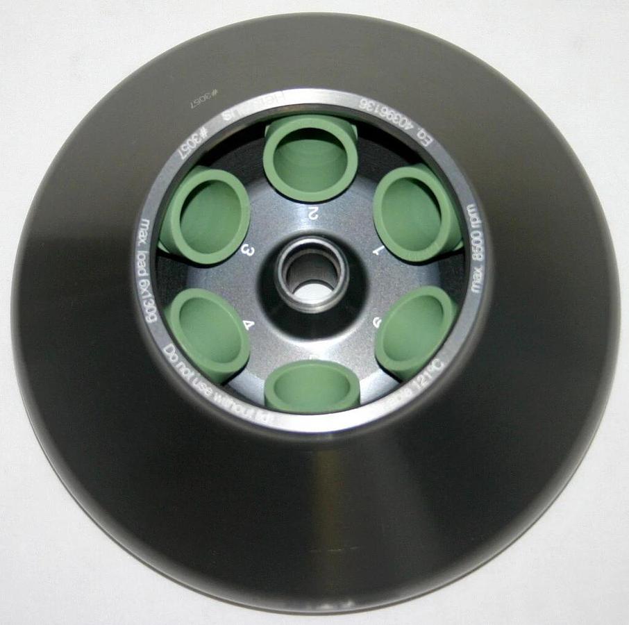 SORVALL HERAEUS FIXED ANGLE ROTOR, MODEL 75003057 WITH 50 ML CONICAL ADAPTER