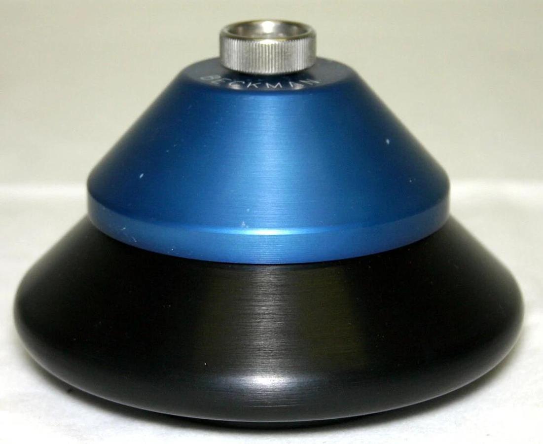 Used BECKMAN FIXED-ANGLE ALUMINUM ROTOR, MODEL F1202, 12x2.0 ML