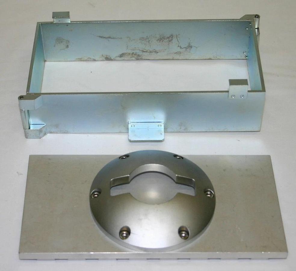 Used LEICA SPECIMEN STAGE 0417 19635 WITH EMBEDDING FRAME 0417 19632, 120 x 250 x 60