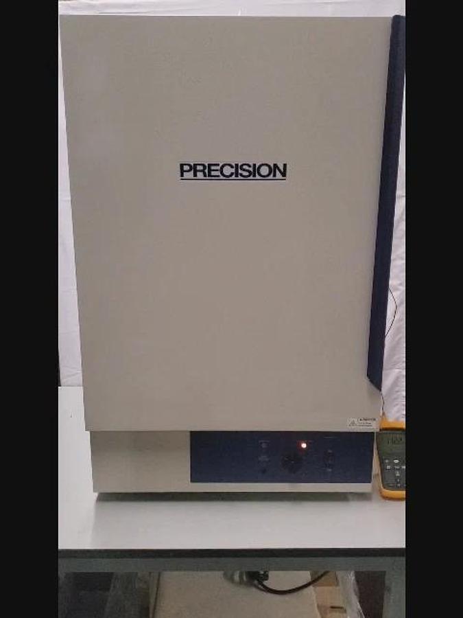 Used PRECISION MECHANICAL-CONVECTION FORCED AIR OVEN, MODEL 45EM, CATALOG 51221135