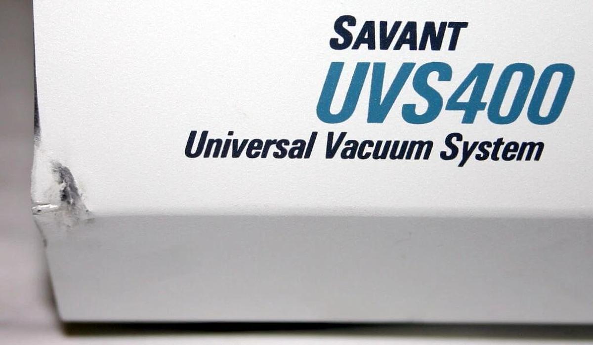 Used THERMO SCIENTIFIC SAVANT UNIVERSAL VACUUM SYSTEM MODEL UVS400