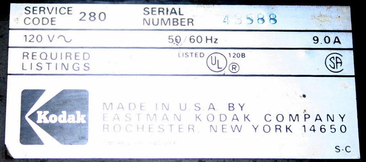 Used KODAK RELIANT INTELLIGENT MICROFILMER, MODEL 2000, QUANTITY OF TWO