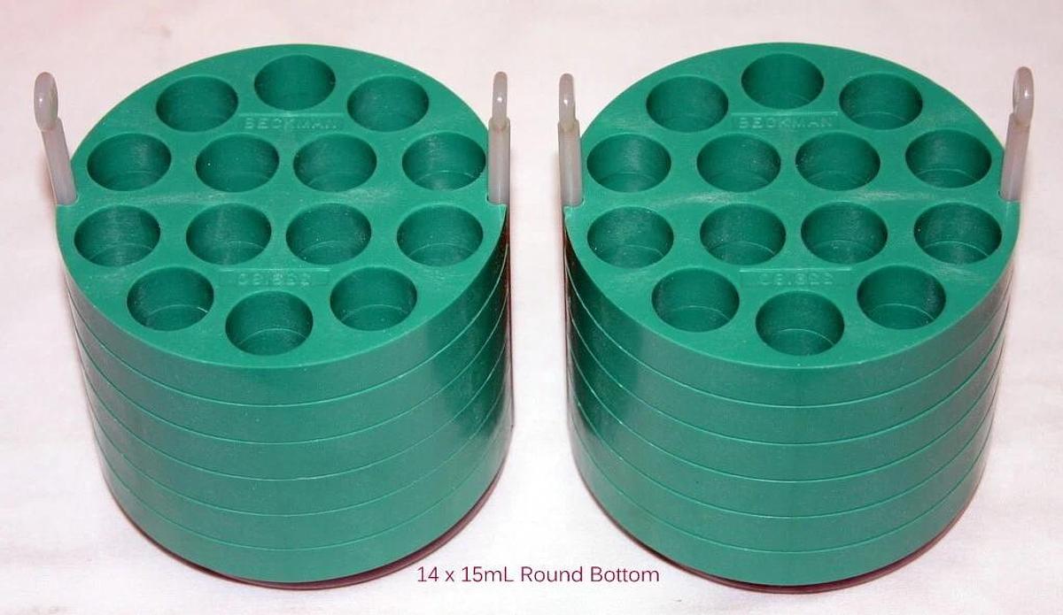 BECKMAN COULTER ADAPTERS FOR GH-3.8, JS-4.3, SX4750 ROTOR, BID IS FOR ONE PAIR