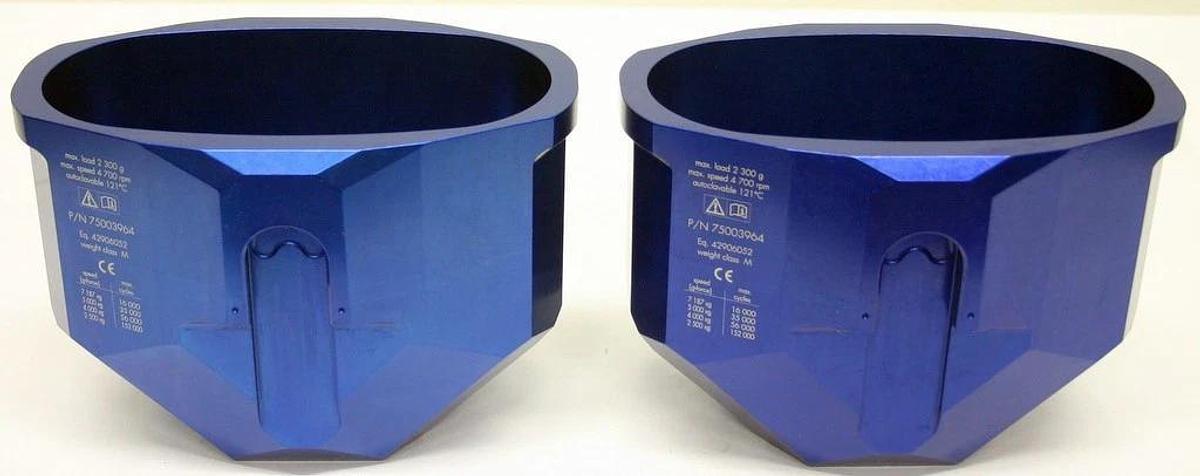 THERMO SCIENTIFIC 2000ML BIOS OVAL SWINGING BUCKET, MODEL 75003964, SET OF TWO