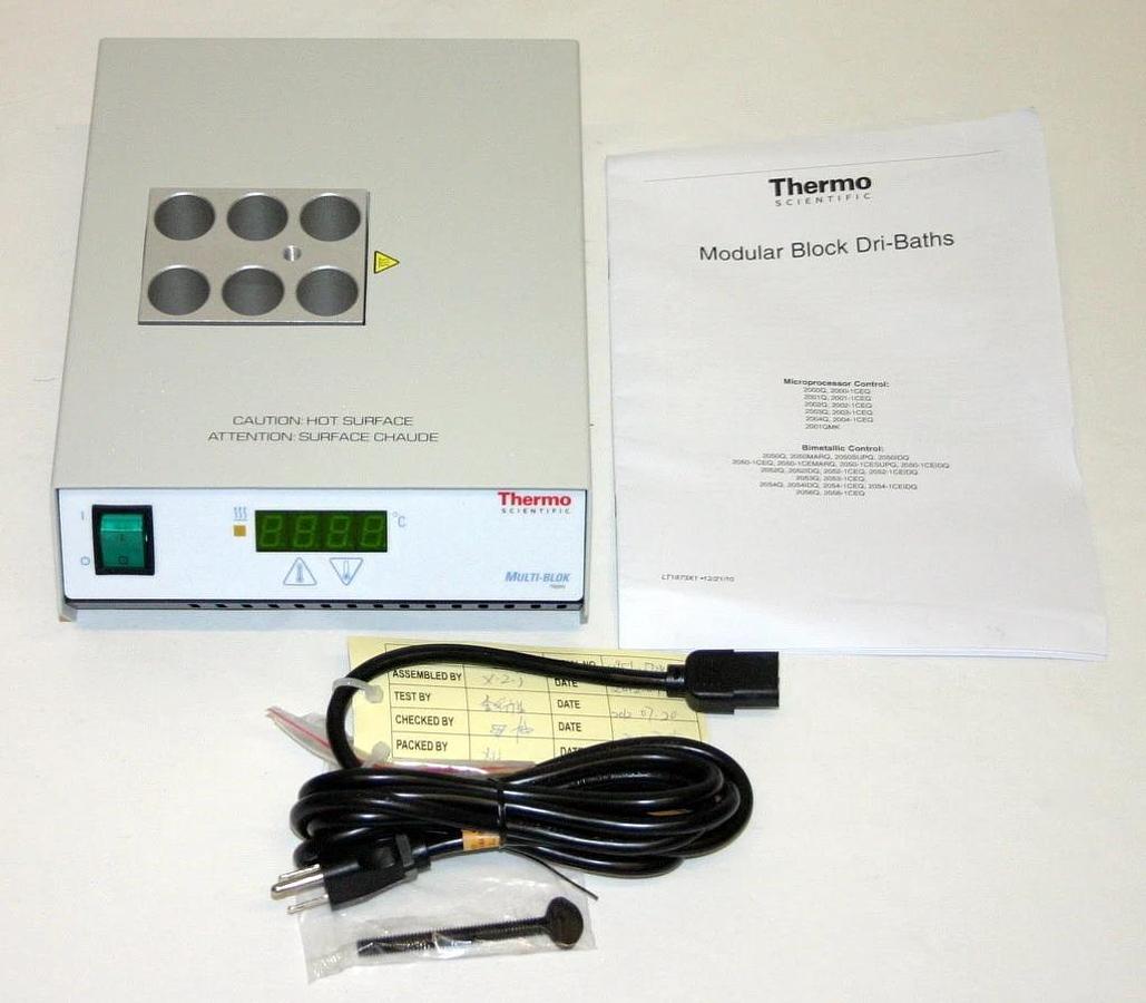 THERMO SCIENTIFIC DIGITAL MULTI-BLOK SINGLE BLOCK HEATER, MODEL 2000Q