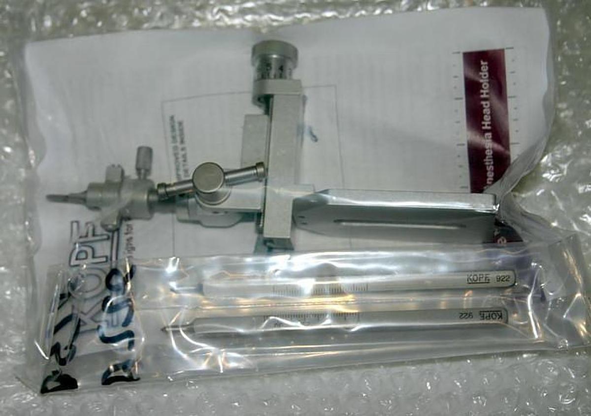 Refurbished KOPF DKI STEREOTAXIC MOUSE GAS ANESTHESIA HEAD HOLDER Test, Lab, Medical equipment 923-B