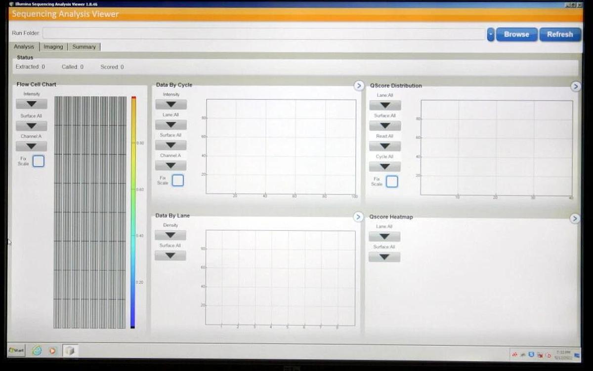 Used 5 ILLUMINA HISEQ 2500 DNA GENOME SEQUENCING SYSTEMS OFFERED AS ONE LOT