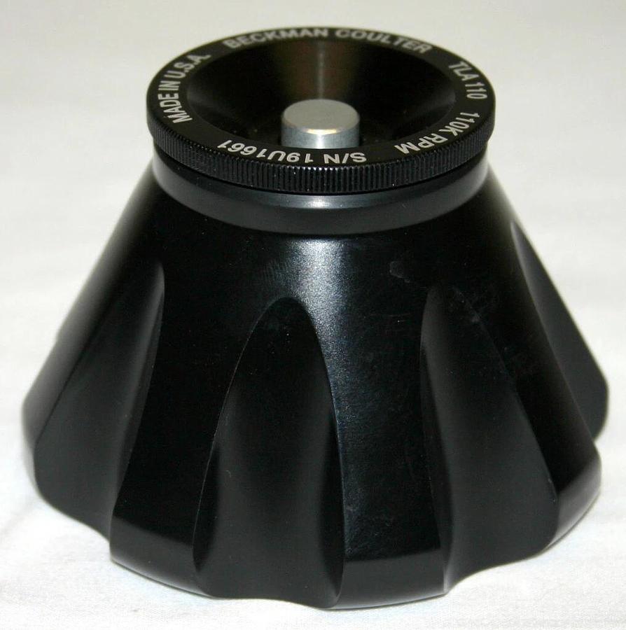 BECKMAN COULTER ULTRACENTRIFUGE FIXED ANGLE ROTOR, MODEL TLA-110, 8 X 5.1 ML