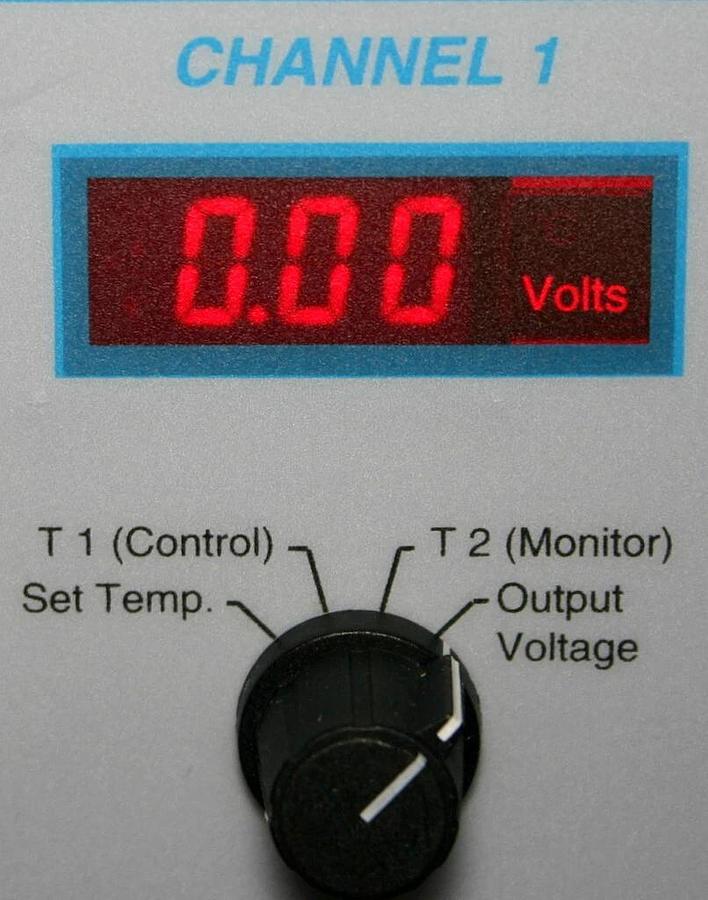 WARNER INSTRUMENT DUAL AUTOMATIC TEMPERATURE CONTROLLER, MODEL TC-344B