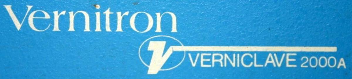 Used VERNITRON VERNICLAVE 2000A AUTOCLAVE STERILIZER
