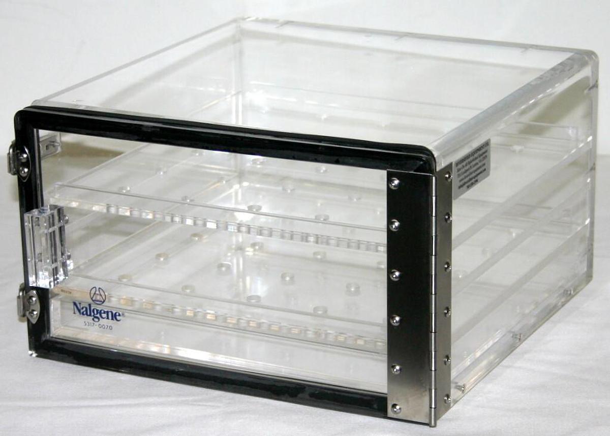 Used NALGENE ACRYLIC DESICCATOR CABINET, MODEL 5317-0070