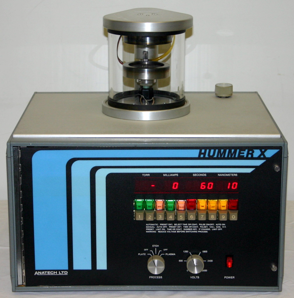 Used ANATECH DC SPUTTER COATER SYSTEM, MODEL HUMMER X