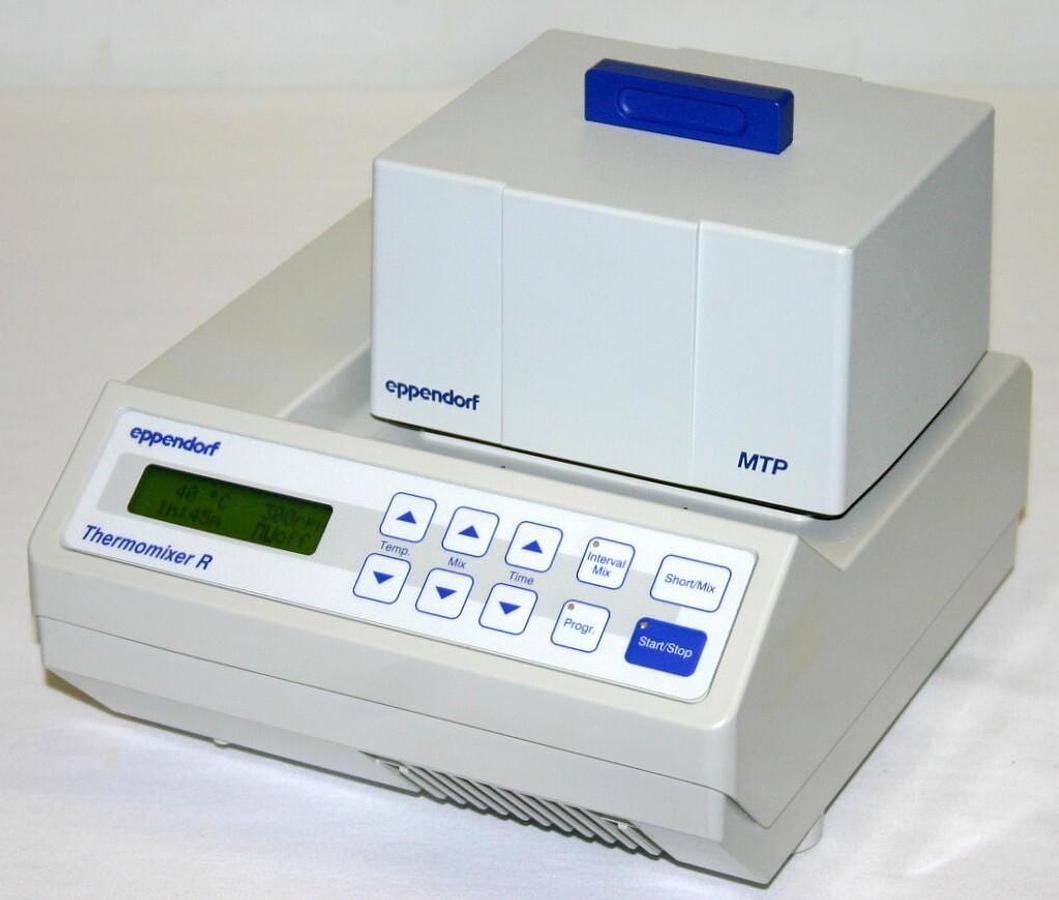 EPPENDORF THERMOMIXER R DRY BLOCK HEATING AND COOLING SHAKER, MTP, MODEL 5355