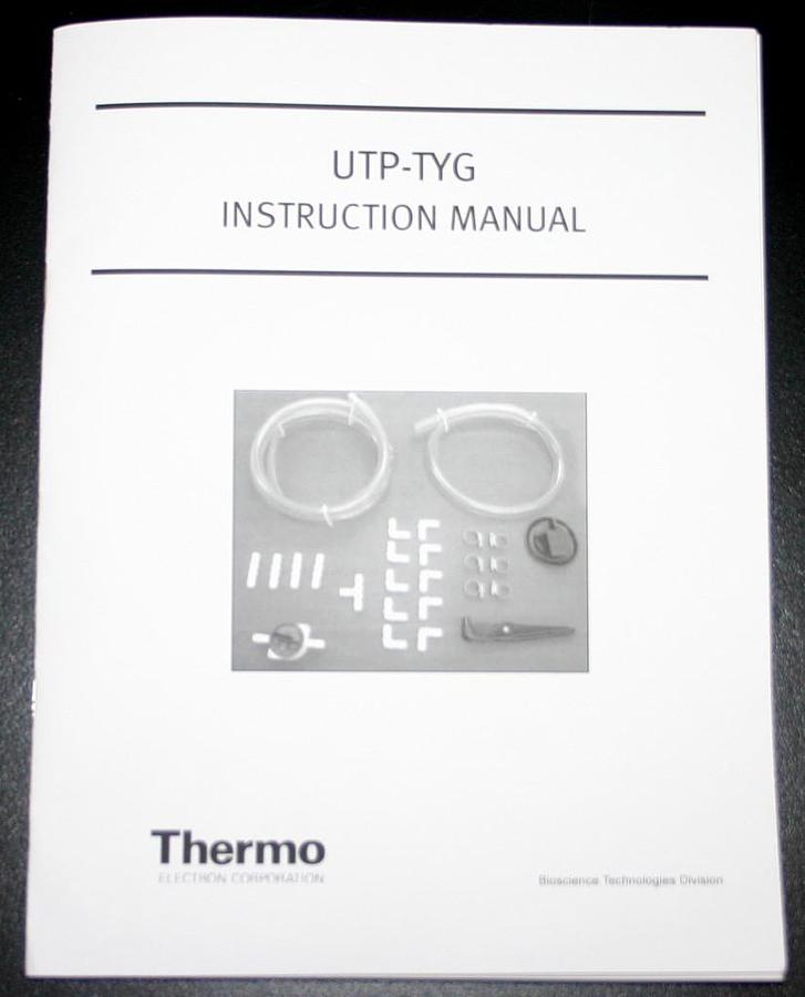 THERMO SCIENTIFIC SAVANT UNIVERSAI TUBING PACK, MODEL UTP-TYG