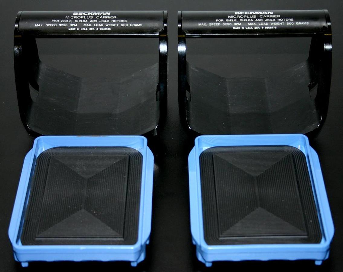 Used BECKMAN MICROPLUS MICROPLATE CARRIER MODEL 362394 FOR GH-3.8, 3.8A, JS-4.3 ROTOR