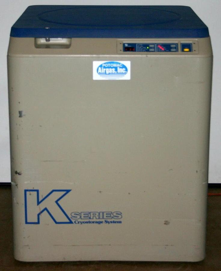 Used TAYLOR WHARTON K SERIES CRYOSTORAGE LIQUID NITROGEN SYSTEM, MODEL 17K