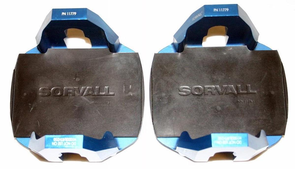 Used SORVALL MICROPLATE CARRIERS, MODEL 11779, MATCHED SET OF TWO
