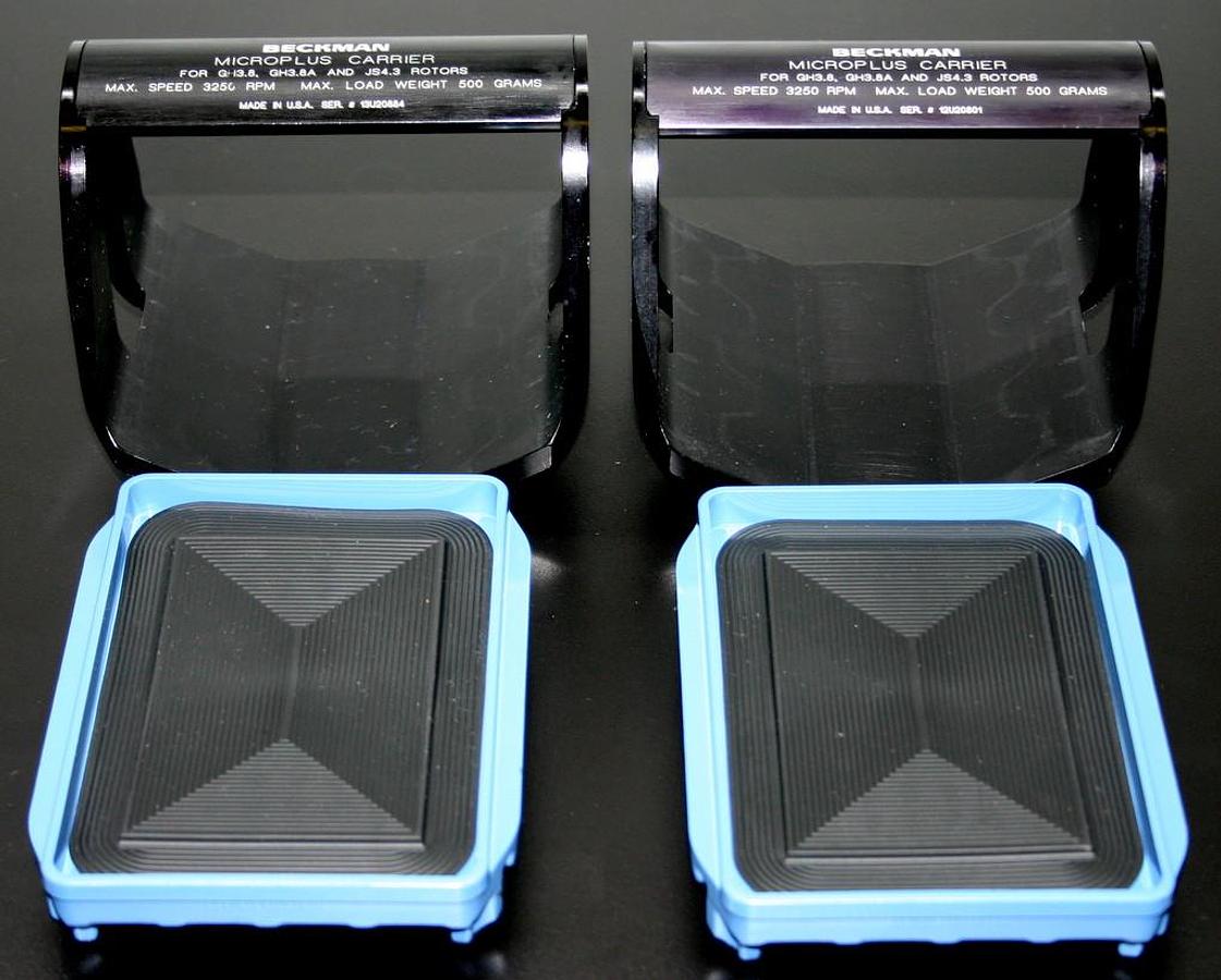Used BECKMAN MICROPLUS MICROPLATE CARRIER MODEL 362394 FOR GH-3.8, 3.8A, JS-4.3 ROTOR