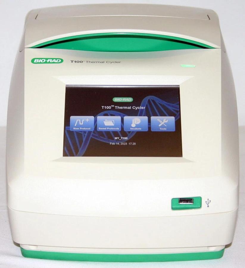 BIO-RAD PCR THERMAL CYCLER, MODEL T100, 96-WELL