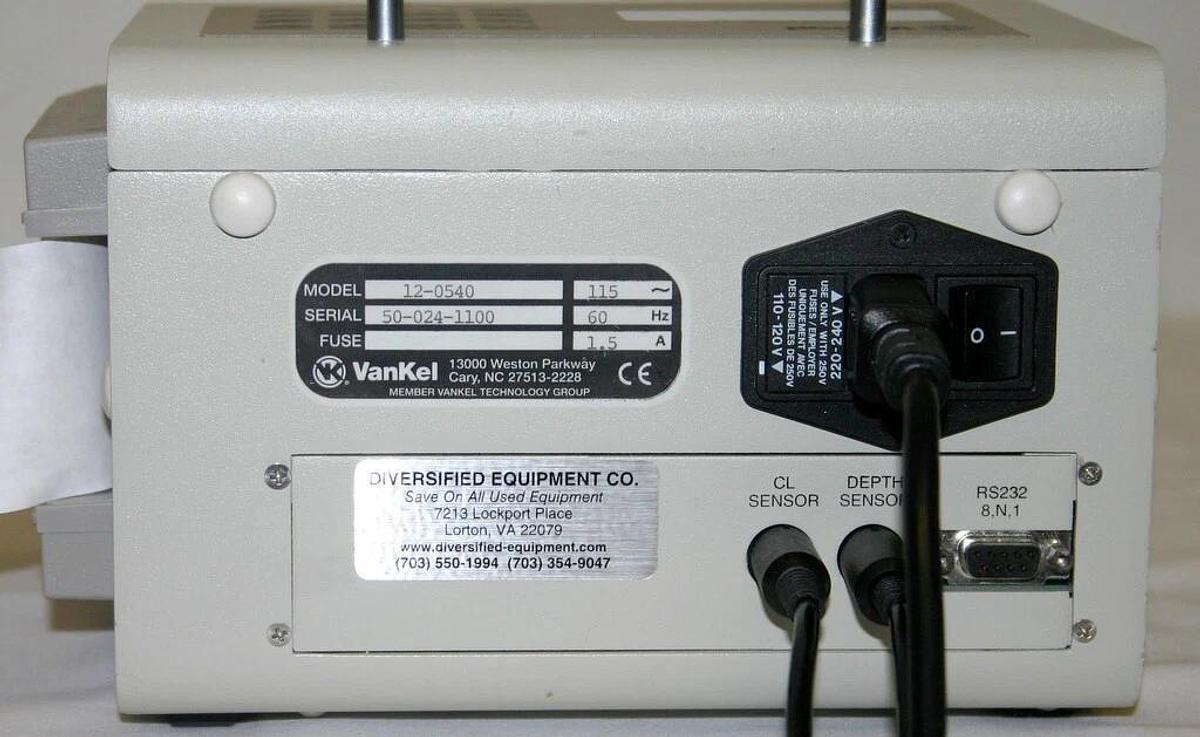 Used VANKEL VK 5010 CLH CENTERLINE HEIGHT MEASUREMENT SYSTEM, MODEL 12-0540