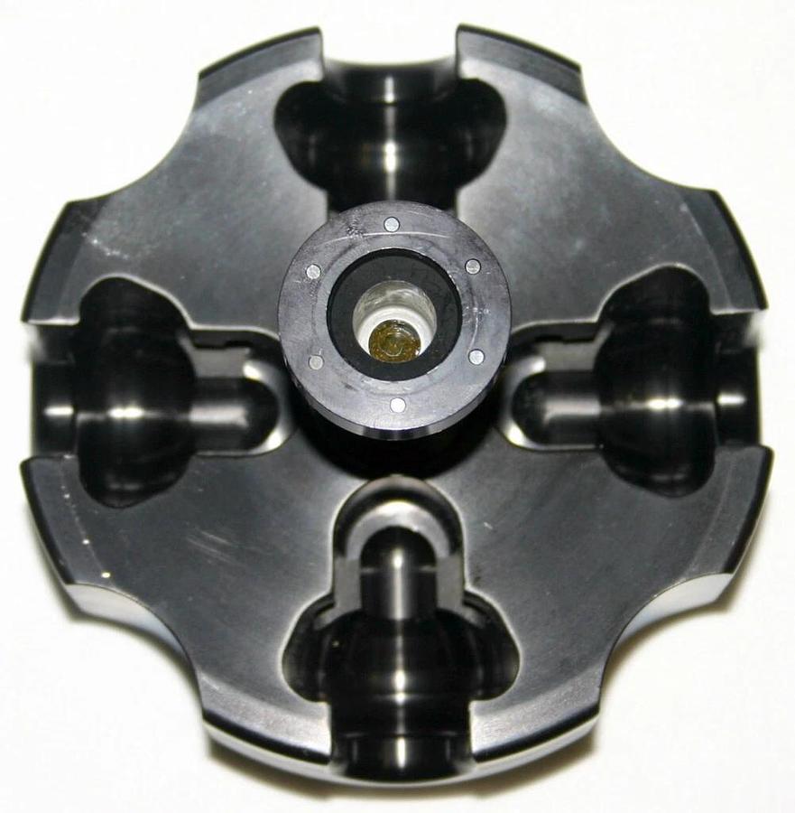 Used BECKMAN ULTRACENTRIFUGE SWINGING BUCKET ALUMINUM ROTOR, MODEL MLS-50, 4 x 5 ML