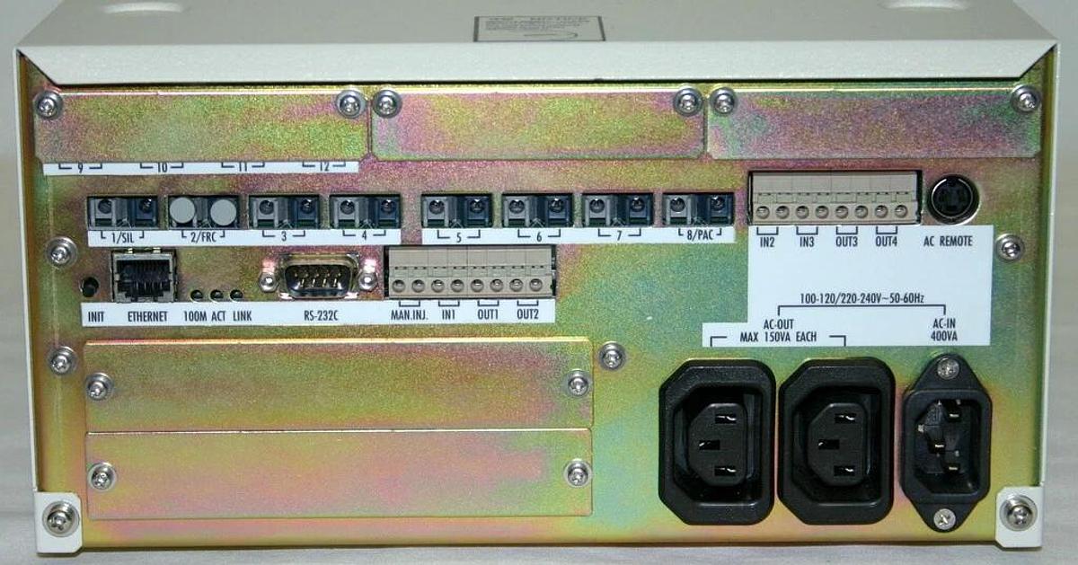 Used SHIMADZU COMMUNICATIONS BUS MODULE, MODEL CBM-10AW VP