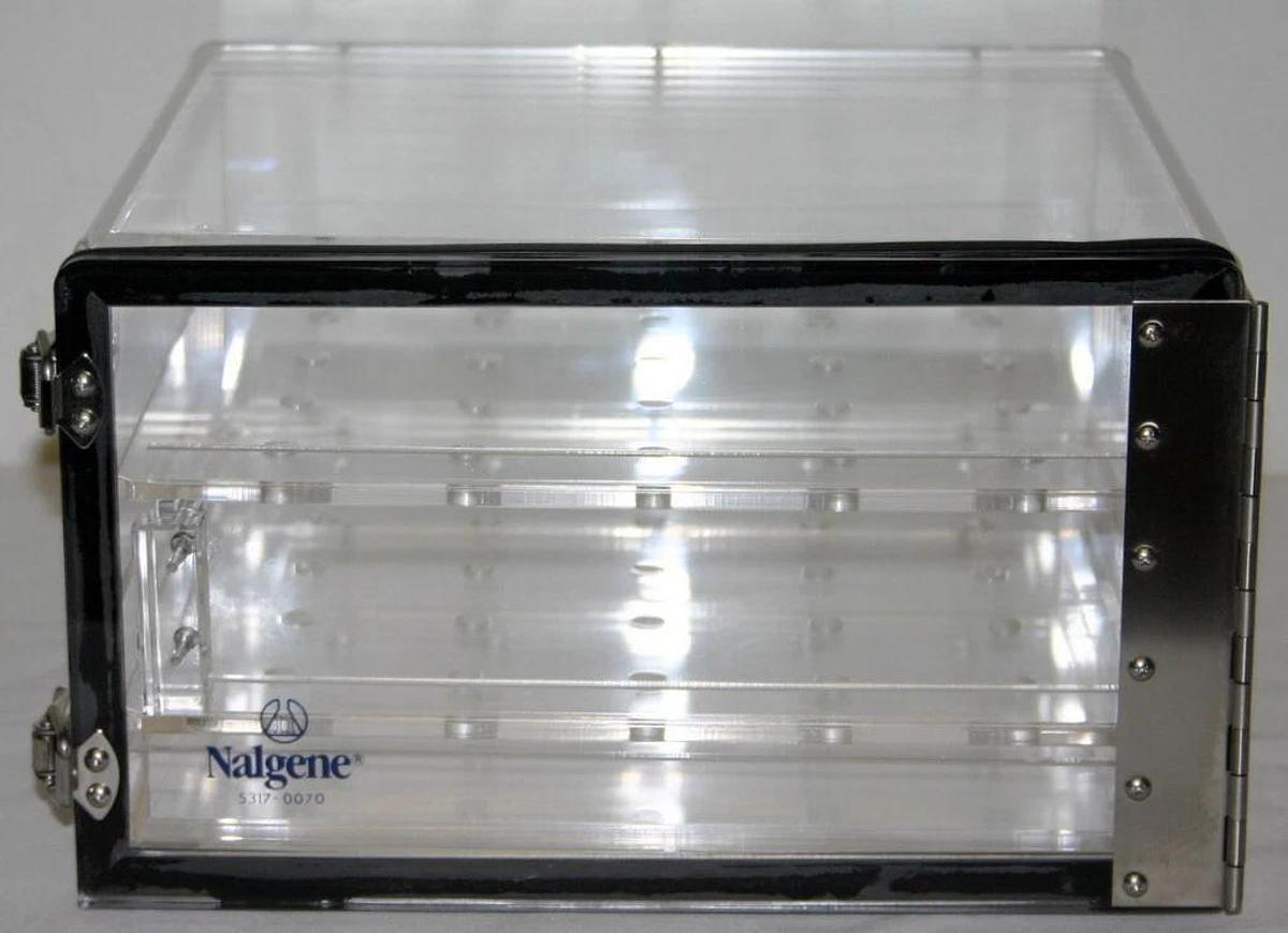 Used NALGENE ACRYLIC DESICCATOR CABINET, MODEL 5317-0070