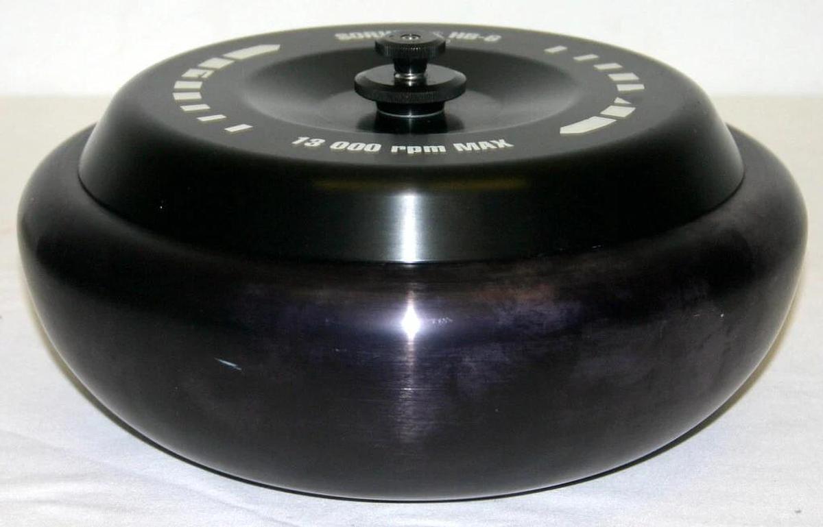 Used SORVALL 6 X 50ML SWINGING BUCKET ROTOR, MODEL HB-6