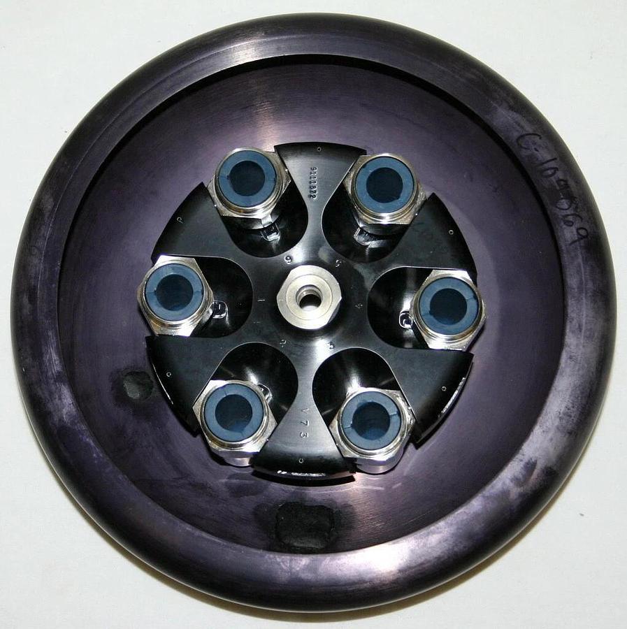 Used SORVALL 6 X 50ML SWINGING BUCKET ROTOR, MODEL HB-6