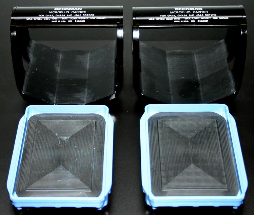 Used BECKMAN MICROPLUS MICROPLATE CARRIER MODEL 362394 FOR GH-3.8, 3.8A, JS-4.3 ROTOR