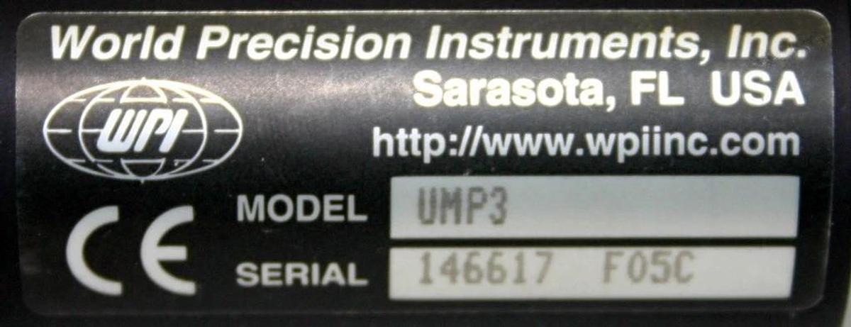 WORLD PRECISION INSTRUMENTS WPI MICROSYRINGE PUMP INJECTOR  MICRO-2T PUMP UMP3