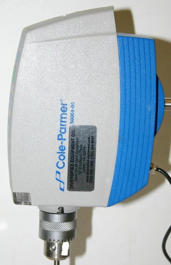 COLE-PARMER COMPACT DIGITAL REVERSING OVERHEAD STIRRER, MIXER, MODEL 50004-00