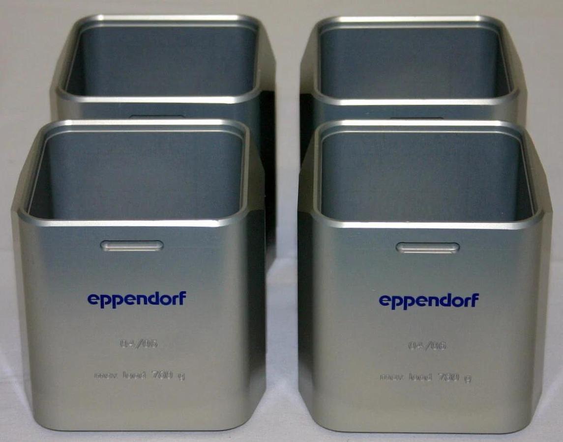 EPPENDORF SWINGING-BUCKET ROTOR, MODEL A-4-81 WITH BUCKETS FOR 5810 / 5810R