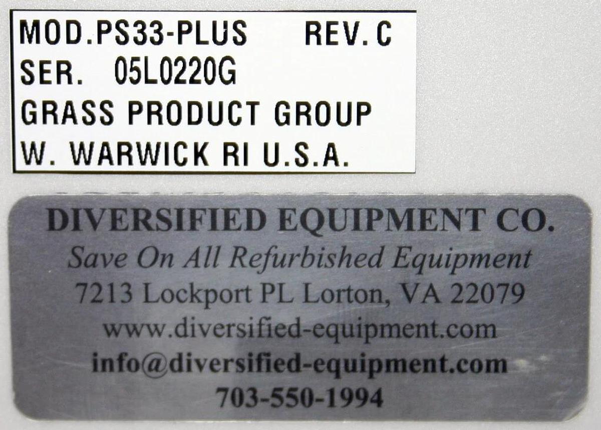 Used ASTRO-MED GRASS PHOTIC STIMULATOR, MODEL PS33 PLUS