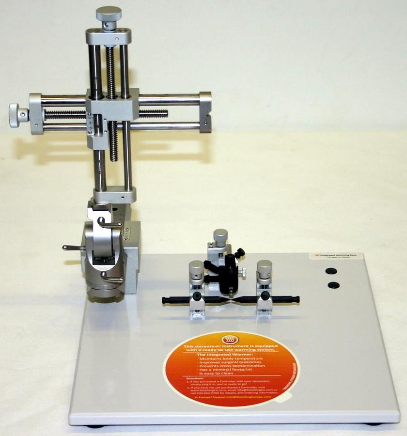 Used STOELTING JUST FOR MOUSE STEREOTAXIC INSTRUMENT, MODEL 51730 WITH ANESTHESIA MASK