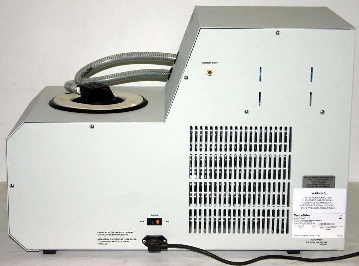 Used THERMO SCIENTIFIC SAVANT UNIVERSAL VACUUM SYSTEM MODEL UVS400