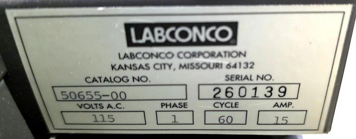 Used LABCONCO MULTI-HAZARD PROTECTOR GLOVE BOX, MODEL 50655-00