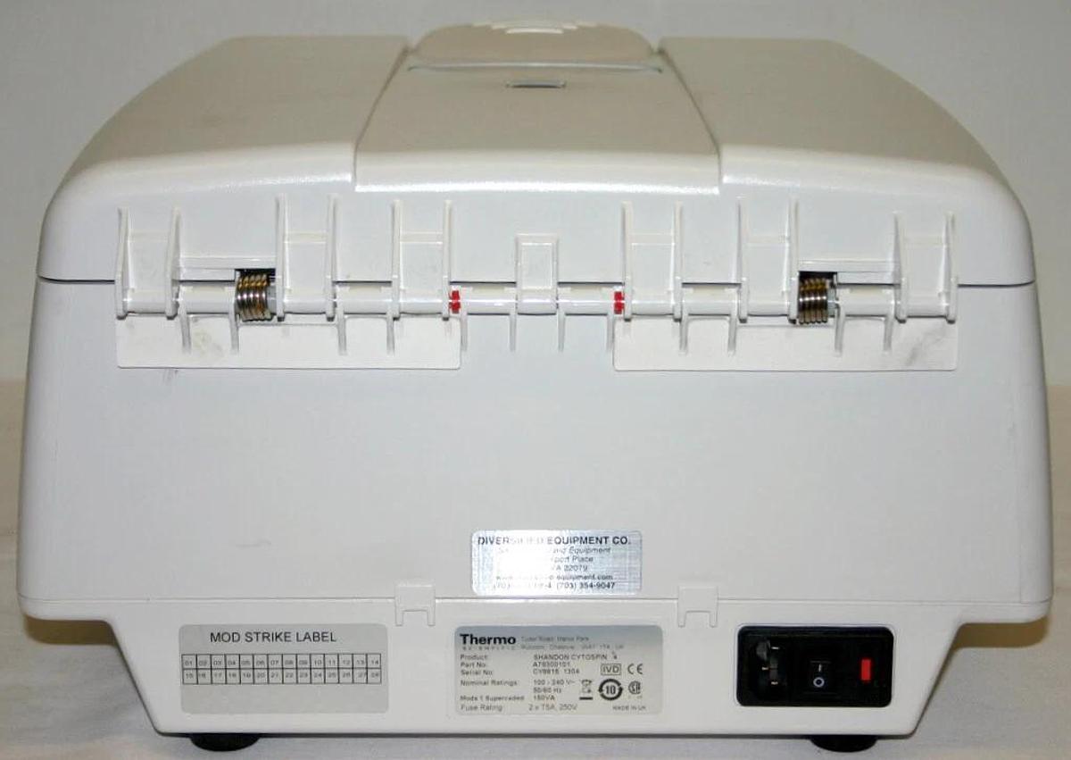 Used THERMO SCIENTIFIC SHANDON CYTOCENTRIFUGE, MODEL CYTOSPIN 4