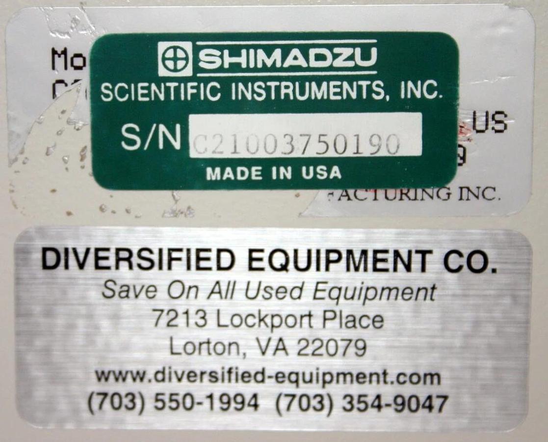 Used SHIMADZU UV-VIS DETECTOR, MODEL SPD-10AV VP