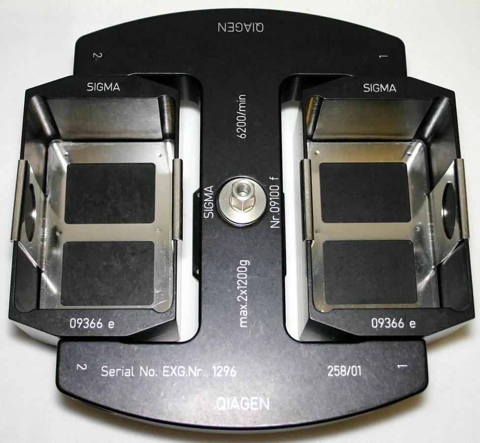 Used SIGMA QIAGEN MICROPLATE ROTOR, MODEL 09100F