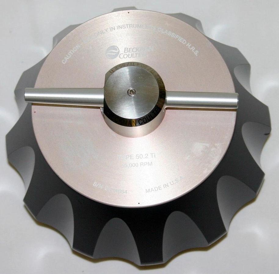 BECKMAN COULTER ULTRACENTRIFUGE FIXED ANGLE ROTOR, MODEL 50.2 TI, 12 X 39 ML
