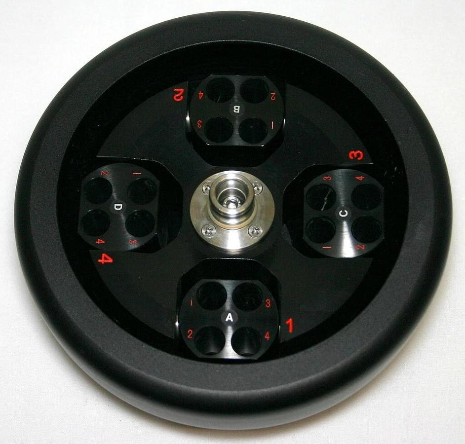 TOMY SWINGING BUCKET ROTOR, MODEL TMS-4, 15000 RPM, 3.5ML