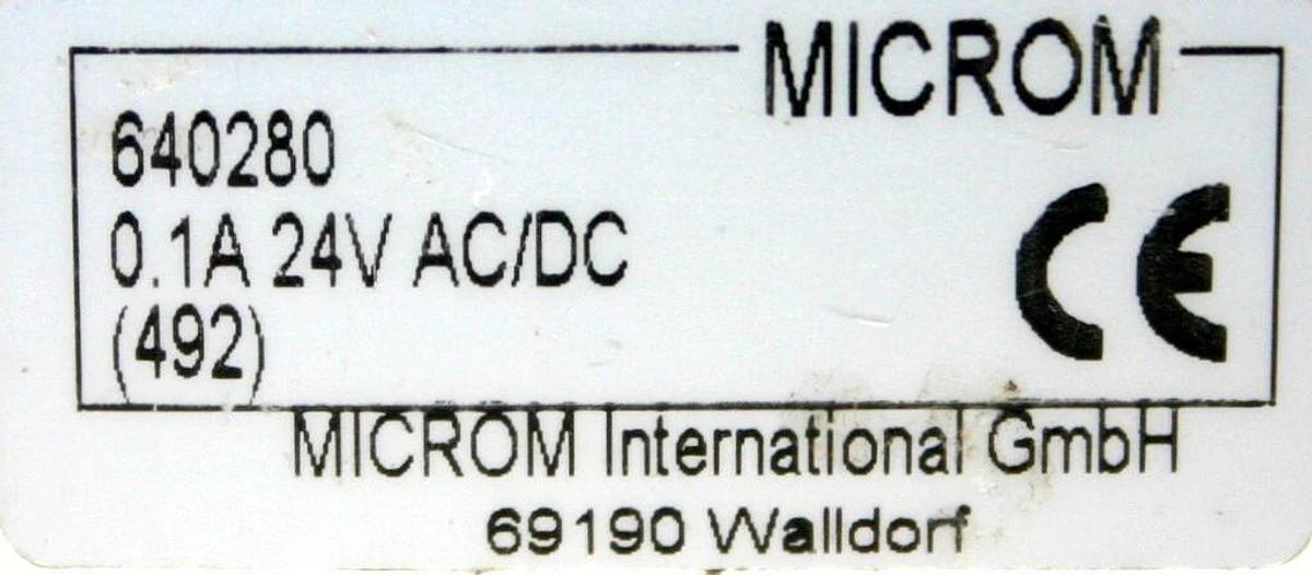 Used MICROM FOOT PEDAL, MODEL 640280 FOR HM 350-S, HM 355-S AND HM 360 MICROTOMES