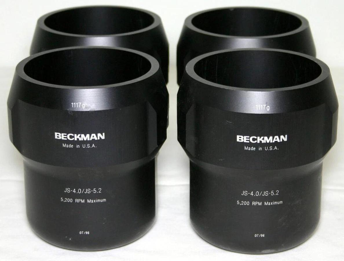 Used BECKMAN ROTOR, SWINGING BUCKET, MODEL JS-5.2 WITH BUCKETS