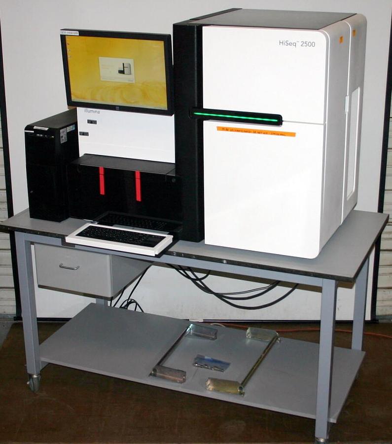 Used 5 ILLUMINA HISEQ 2500 DNA GENOME SEQUENCING SYSTEMS OFFERED AS ONE LOT