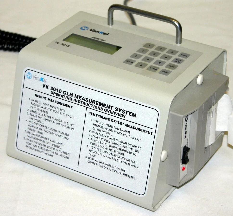 Used VANKEL VK 5010 CLH CENTERLINE HEIGHT MEASUREMENT SYSTEM, MODEL 12-0540