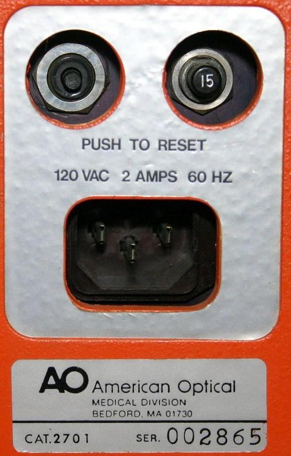 Used AMERICAN OPTICAL AO PULSAR 4 LOWN CARDIORESUSCITATION SYSTEM