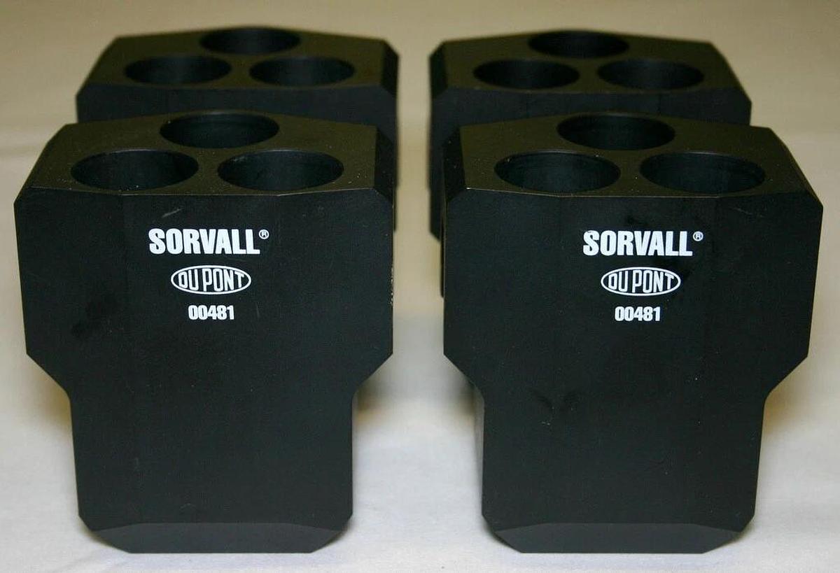 SORVALL SWINGING BUCKET ROTOR, MODEL HS-4, 4 X 3 PLACE 50 ML CONICAL BUCKETS